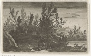 Gece manzara Altı manzara (dizi başlığı) by Gillis van Scheyndel (I)