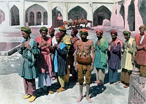 Dervişler ve şehitler, Tahran, c1890 by Gillot