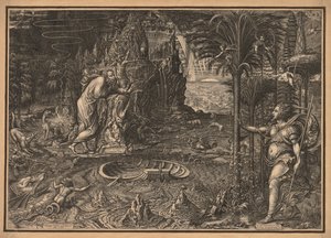Hayat Alegorisi, 1561. by Giorgio Ghisi