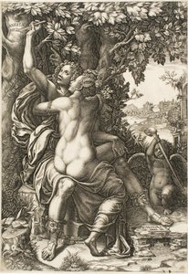 Angelica ve Medoro by Giorgio Ghisi