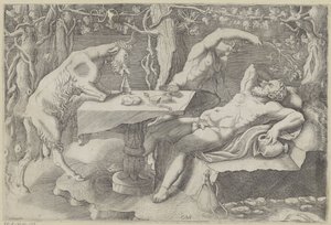 Silenus, son gün Slapende Silenus