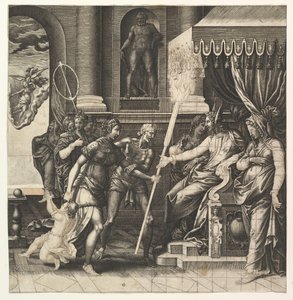 Apelles İfşası, 1560. by Giorgio Ghisi