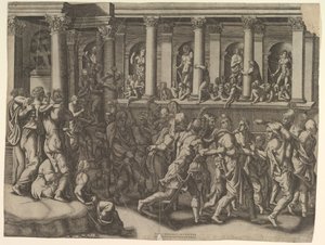 Mahkumların Alaycılığı, ca. 1540. by Giorgio Ghisi