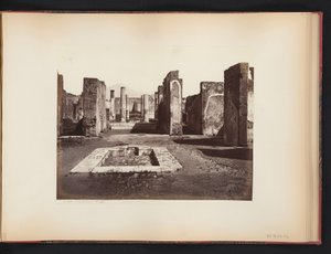 İtalya, Pompeii'deki Casa di Pansa kalıntılarının görünümü Casa di Pansa (Pompei) (nesne üzerindeki başlık)