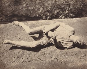 Impronte Umane, Pompei (Human Cast, Pompeii) by Giorgio Sommer