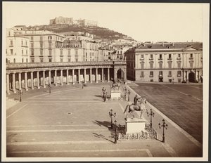 Napoli, Largo Palazzo by Giorgio Sommer