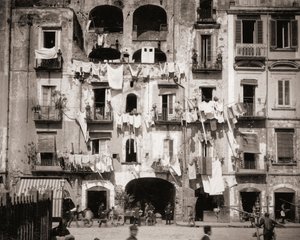 Sokak sahnesi, Napoli, İtalya