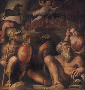 Arezzo Alegorisi, 1563-1565 by Giorgio Vasari
