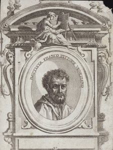 Battista Franco Veneziano, İtalyan sanatçı Giovanni Battista Franco olarak doğdu. Gravür Giorgio Vasari by Giorgio Vasari