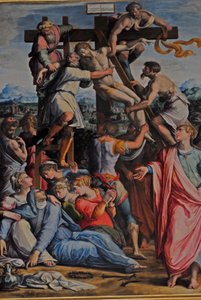 İsa çarmıhtan indirildi by Giorgio Vasari