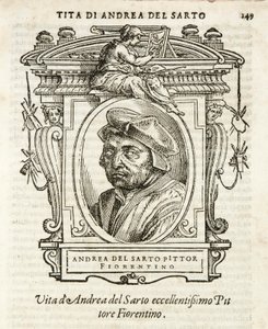 Milano, Braidense Kütüphanesi, Vite de piv excellent, Giorgio Vasari 1568, Andrea del Sarto by Giorgio Vasari