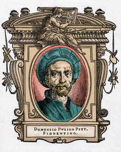 Domenico PULIGO [1492-1527] İtalyan ressamın portresi. Giorgio Vasari