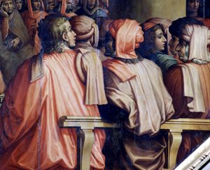 Antonio Giacomini#39;nin Pisa Savaşı için duası by Giorgio Vasari