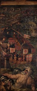 Floransalılar ve Pisalılar arasındaki deniz savaşı, 1563-1565 by Giorgio Vasari