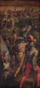 Pisa yakınlarındaki Barbagianni Savaşı, 1563-1565 by Giorgio Vasari