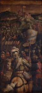 Monastero Kalesi'nin Ele Geçirilmesi, 1563-1565 by Giorgio Vasari