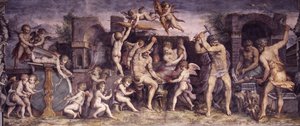 Vulkan Demirhanesi, 1556-1557 by Giorgio Vasari