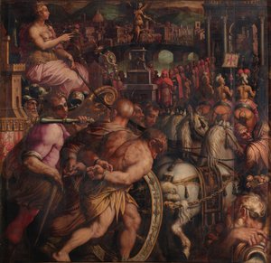 Pisa zaferinden sonra zafer, 1563-1565 by Giorgio Vasari