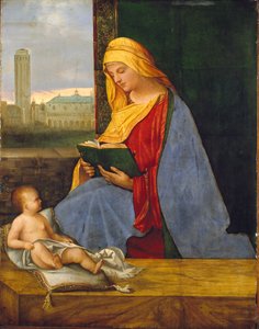 Venedik Manzaralı Bakire ve Çocuk Tallard Madonna, 16. yüzyılın başları by Giorgione