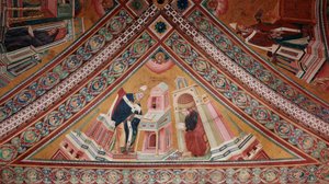 Kilisenin Doktorları: Aziz Ambrose (fresk) by Giotto (c.1266 1337)