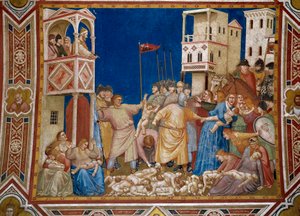 The massacre of the Innocents Fresco by Giotto di Bondone (1267-1337) by Giotto (c.1266 1337)