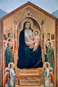 Madonna ve Çocuk Enthroned, c1300-1303 by Giotto di Bondone