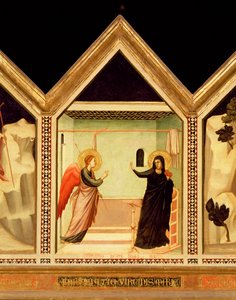 Duyuru, 66558 orta panel detayının ters St. Reparata Polyptych
