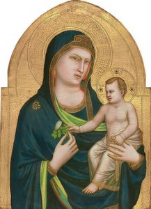 Madonna ve Çocuk. 1310/15 civarında by Giotto di Bondone