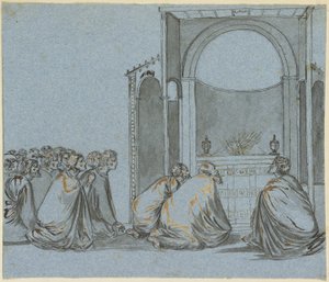 Çubukların Çiçeklenmesi için Dua by Giotto di Bondone