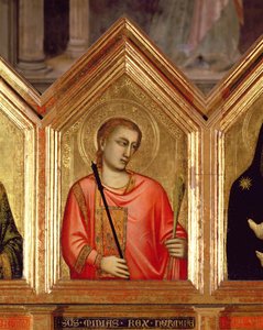 66557 panelinin St. Reparata Polyptych detayından Aziz ayrıca bkz. 66558-66568 by Giotto di Bondone