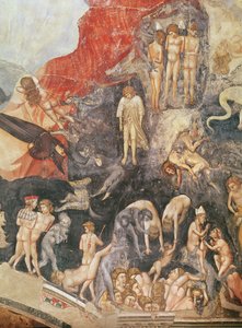 The Last Judgement, detail of the damned, 1303-05  (see also 65227) by Giotto di Bondone