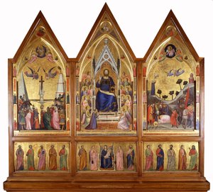 Stefaneschi Triptik, c.1320 (panelde tempera) by Giotto di Bondone