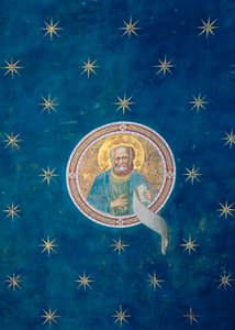Malaki Peygamber, tavan kubbesinden, c.1305 by Giotto di Bondone