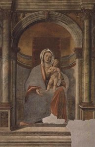 Madonna ve Çocuk (fresk) by Giovanni Buonconsiglio