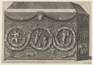 Roma ihtişamının aynası: Arabesklerle süslü Lahit, 1582., 1582 by Giovanni Ambrogio Brambilla
