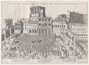 Roma Görkeminin Aynası: Papalık Kutsaması, 16. yüzyıl sonu., 16. yüzyıl sonu. by Giovanni Ambrogio Brambilla