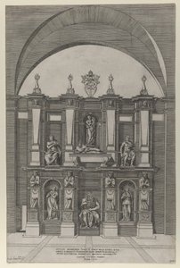 Roma ihtişamının aynası: Julius II Kabiri, 1582., 1582 by Giovanni Ambrogio Brambilla