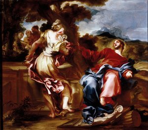 İsa ve Samiriyeli. Giovanni Andrea de 