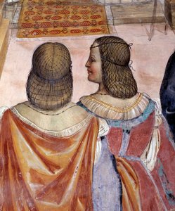Benedict iki rahibeyi aforoz etti ve ölümlerinden sonra onları akladı. Detay Manastır freski Antonio Bazzi dit il Sodoma (1477 - 1549) Benedictine Tarikatı