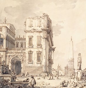 Dikilitaşlı bir Piazza