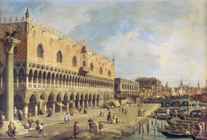 Riva degli Schiavoni, Venedik by Giovanni Antonio Canal