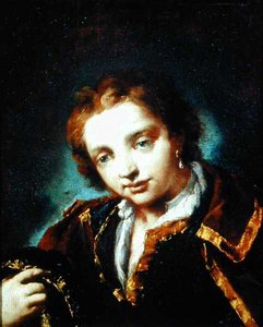 Bir Genç Adamın Portresi (tuval üzerine yağlı boya) by Giovanni Antonio Guardi