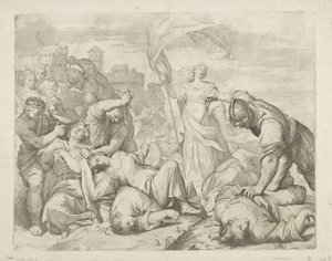 Aziz Ursula ve Yoldaşlarının Şehadeti by Giovanni Antonio Lorenzini