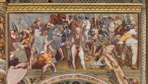 Orta Koridor, İlk Güney Açıklığı, İsa çarmıha gerilmiş, Pordenone by Giovanni Antonio Pordenone