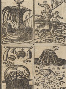 Recammi örneği, sayfa 9 recto, 1530. by Giovanni Antonio Tagliente