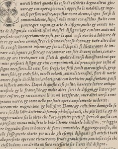 Recammi örneği, başlık sayfası verso, 1530. by Giovanni Antonio Tagliente