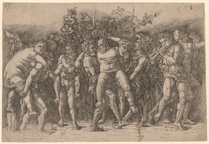Silenus ile Bacchanal.