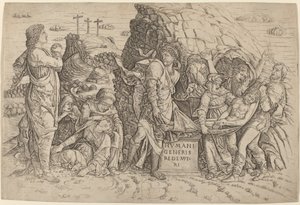 mezar by Giovanni Antonio da Brescia, after Andrea Mantegna