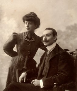 Alfredo Trombetta with his wife by Phillipe de Marlier
