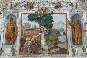 Ulysses ve Minerva, c.1560 (fresk)